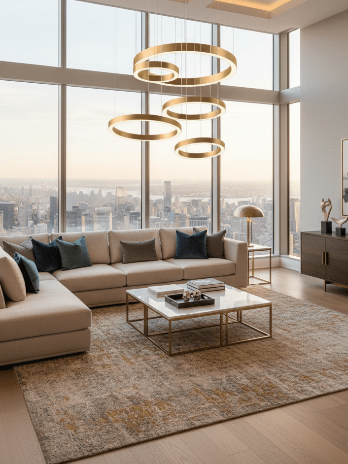 Ring LED Pendellampa
