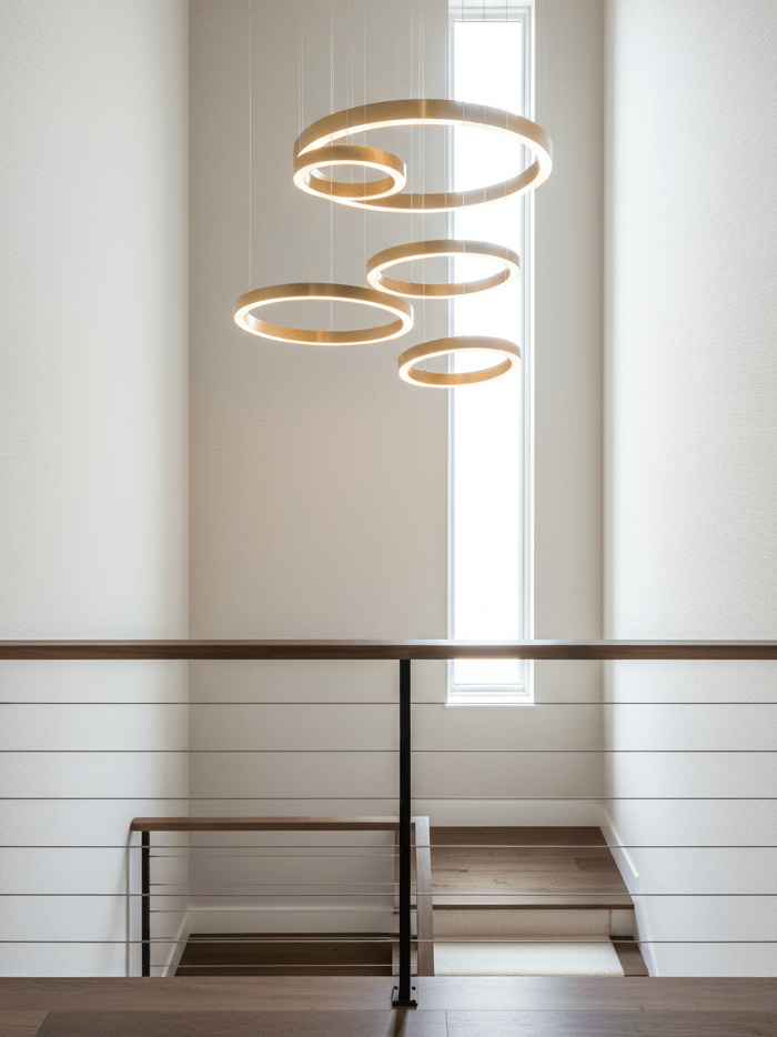 Ring LED Pendellampa