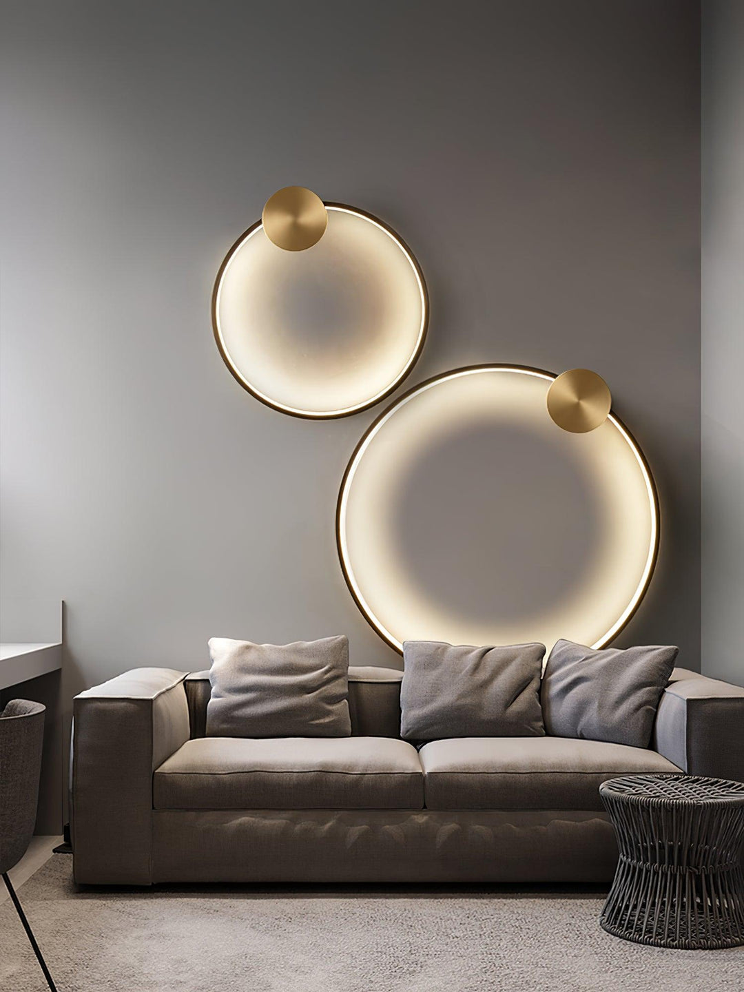 Ringformad LED Vägglampa