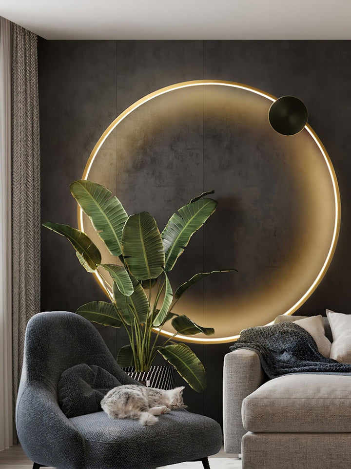Ringformad LED Vägglampa