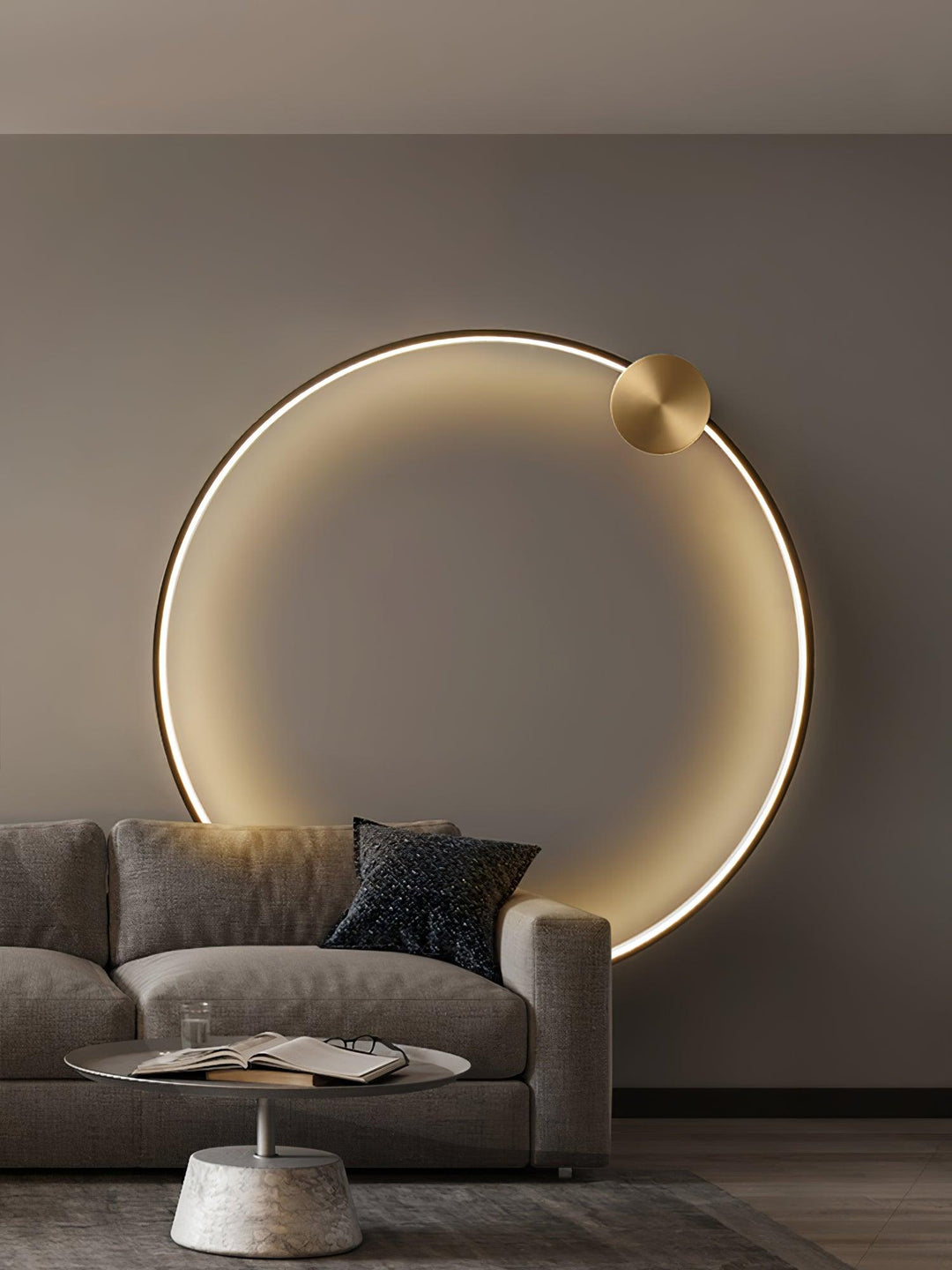 Ringformad LED Vägglampa
