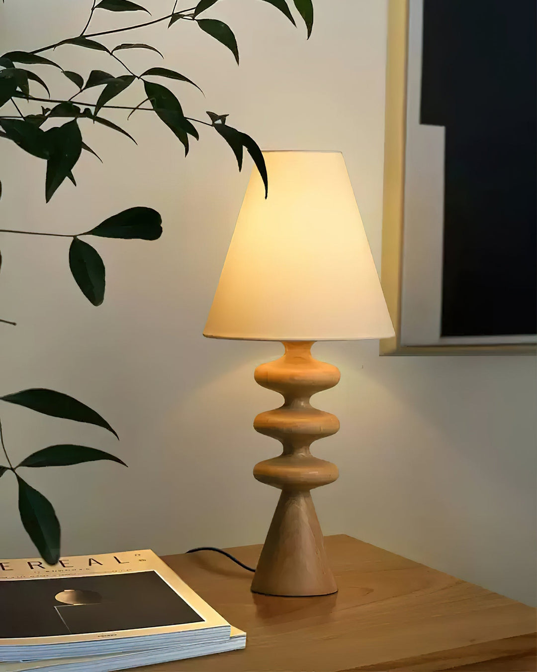 Ripple Trä Bordslampa