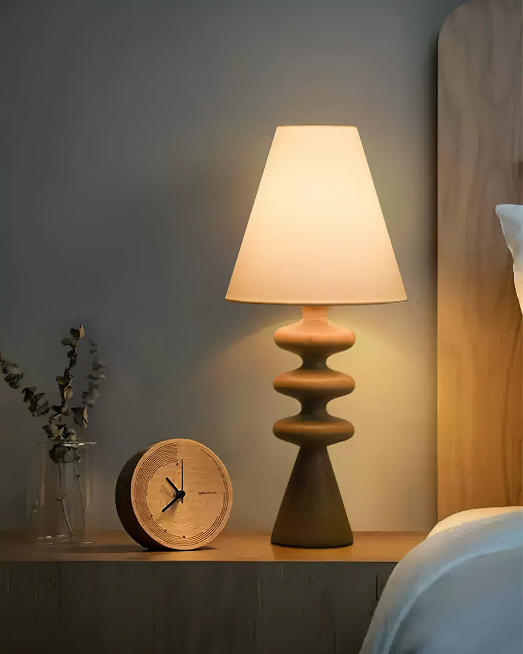 Ripple Trä Bordslampa