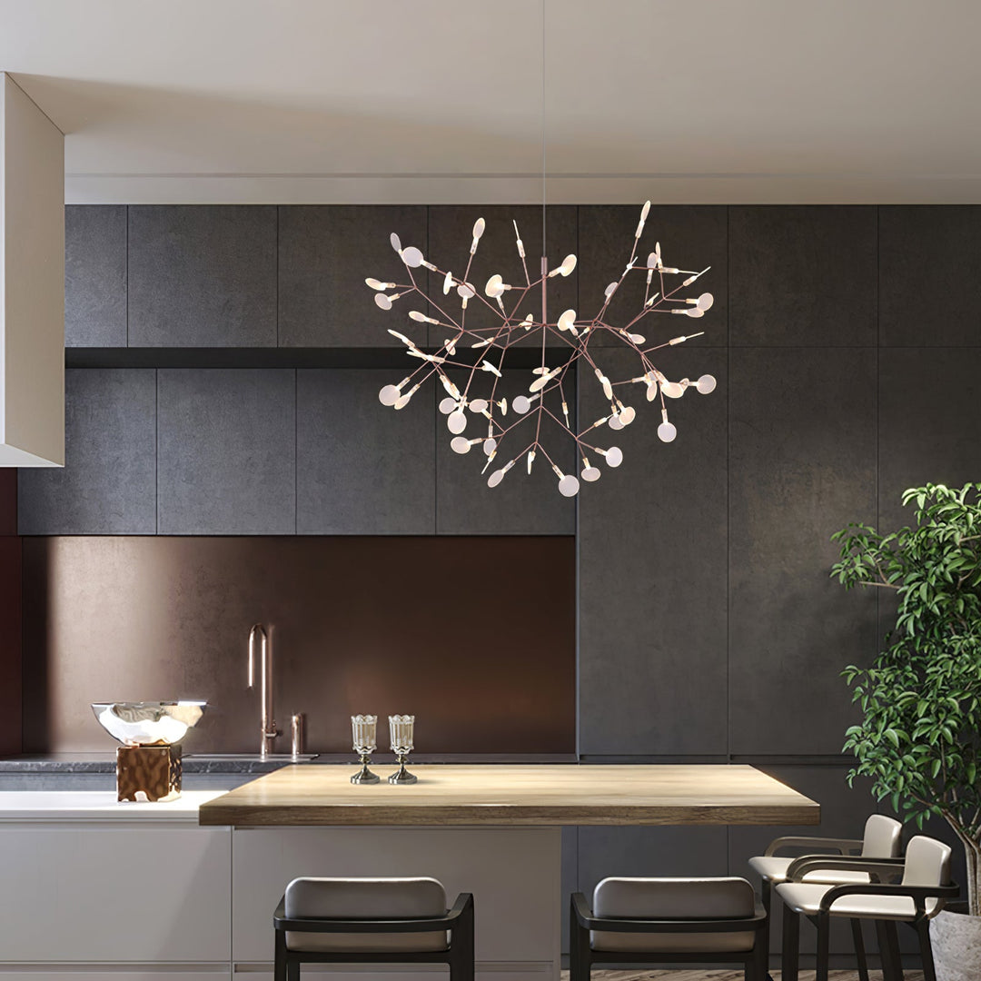 Roséguld Firefly LED Kandelaber