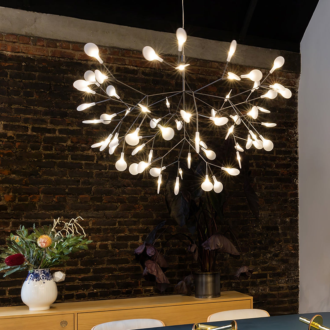 Roséguld Firefly LED Kandelaber