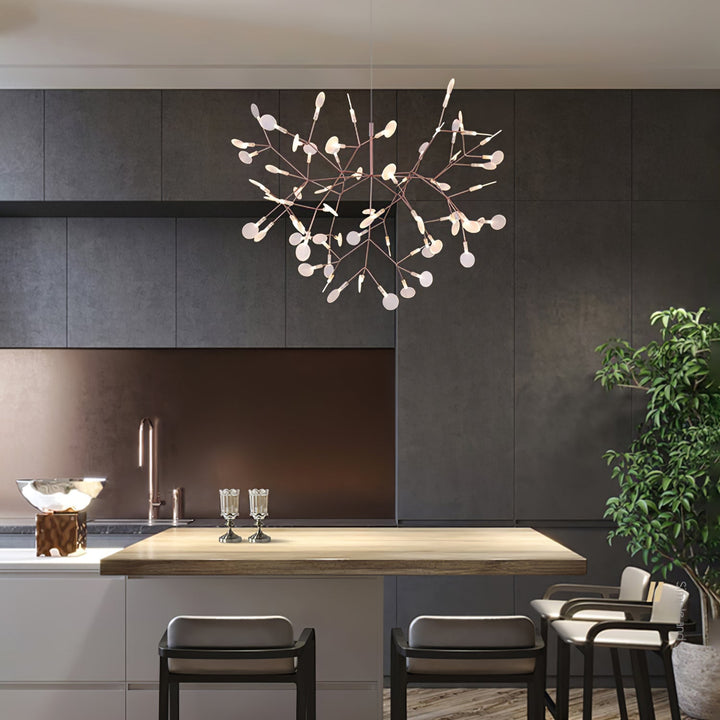Roséguld Firefly LED Kandelaber