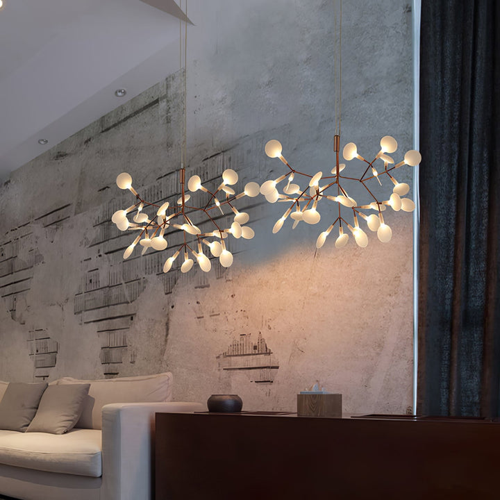 Roséguld Firefly LED Kandelaber