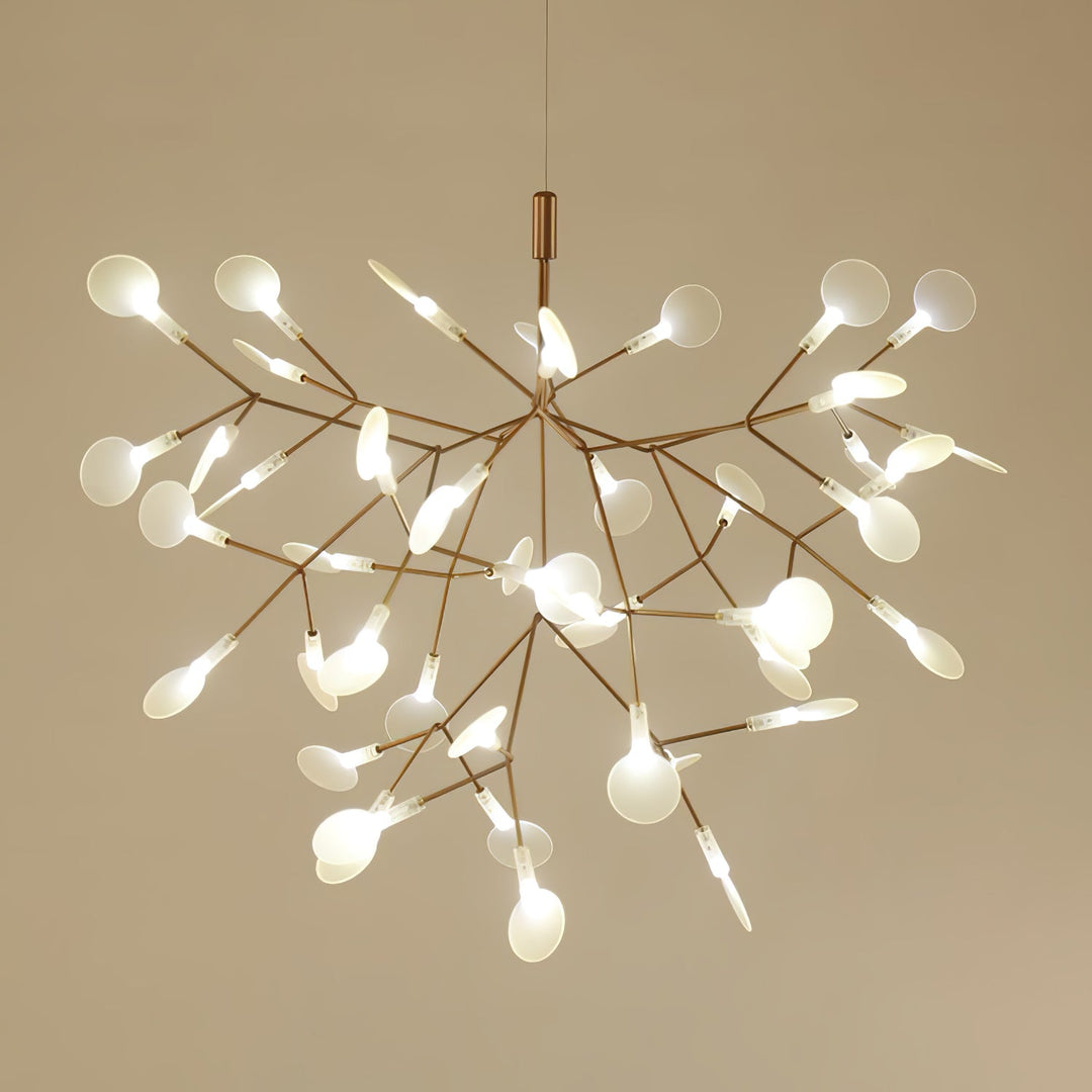 Roséguld Firefly LED Kandelaber