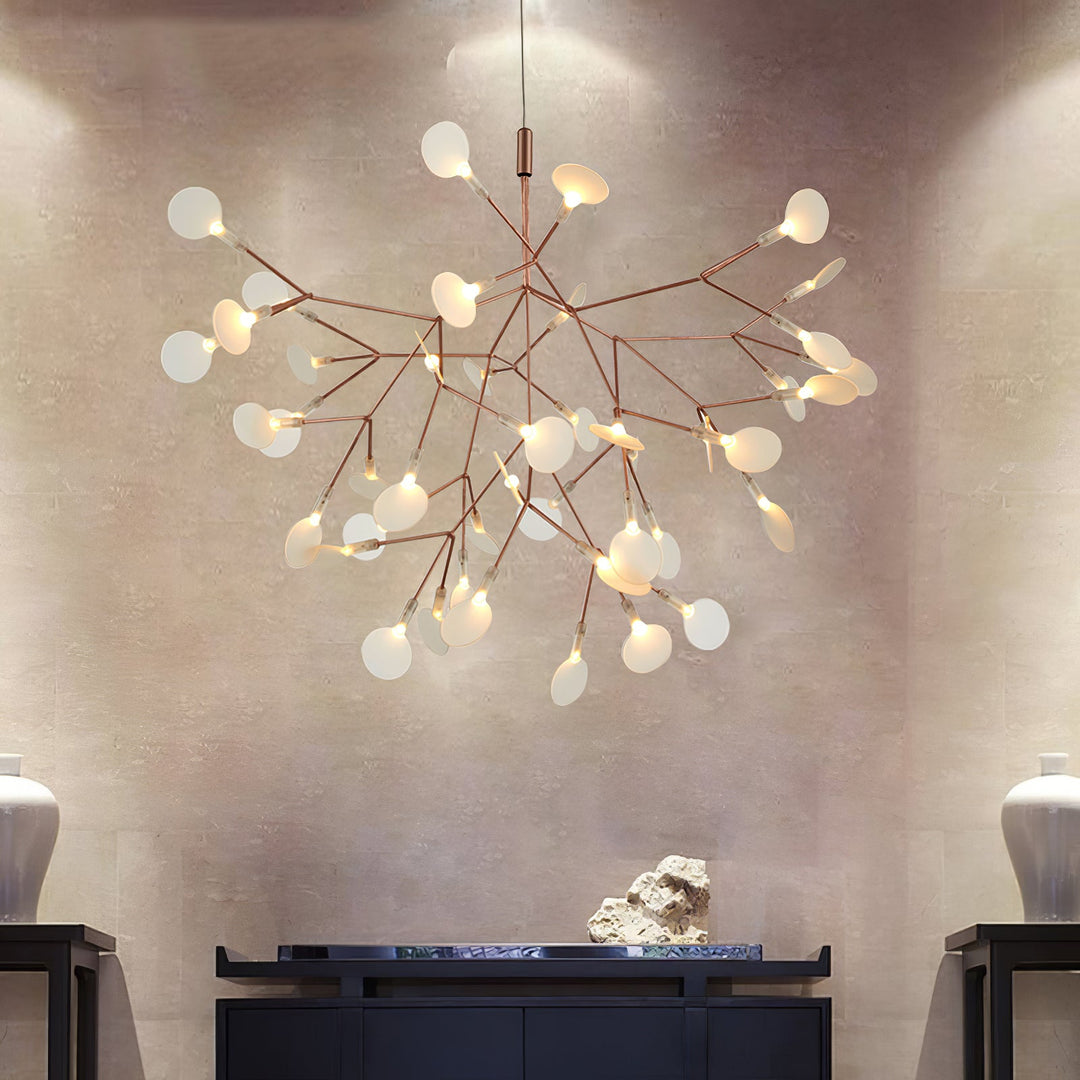 Roséguld Firefly LED Kandelaber
