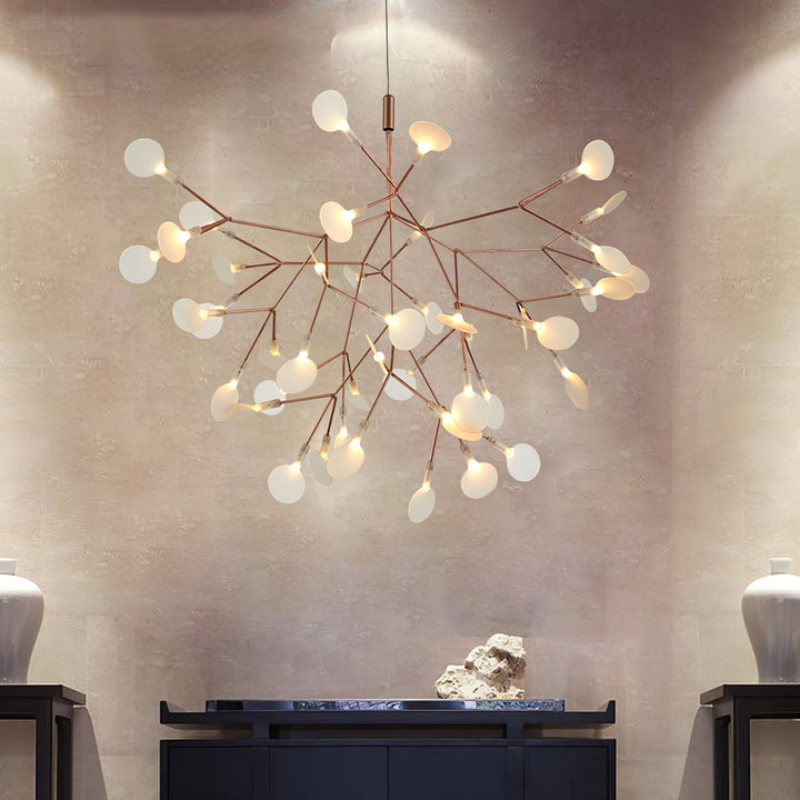 Roséguld Firefly LED Kandelaber