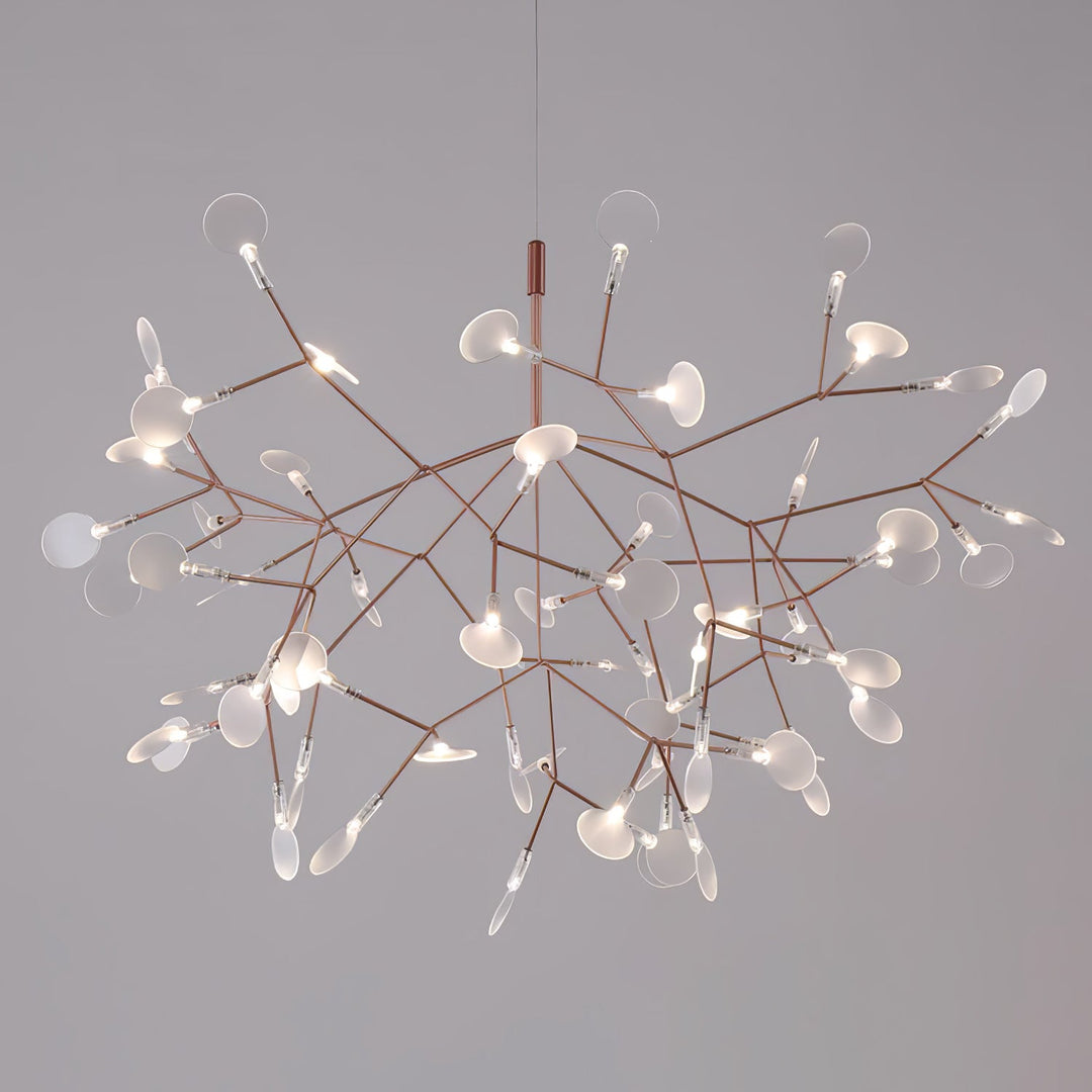 Roséguld Firefly LED Kandelaber