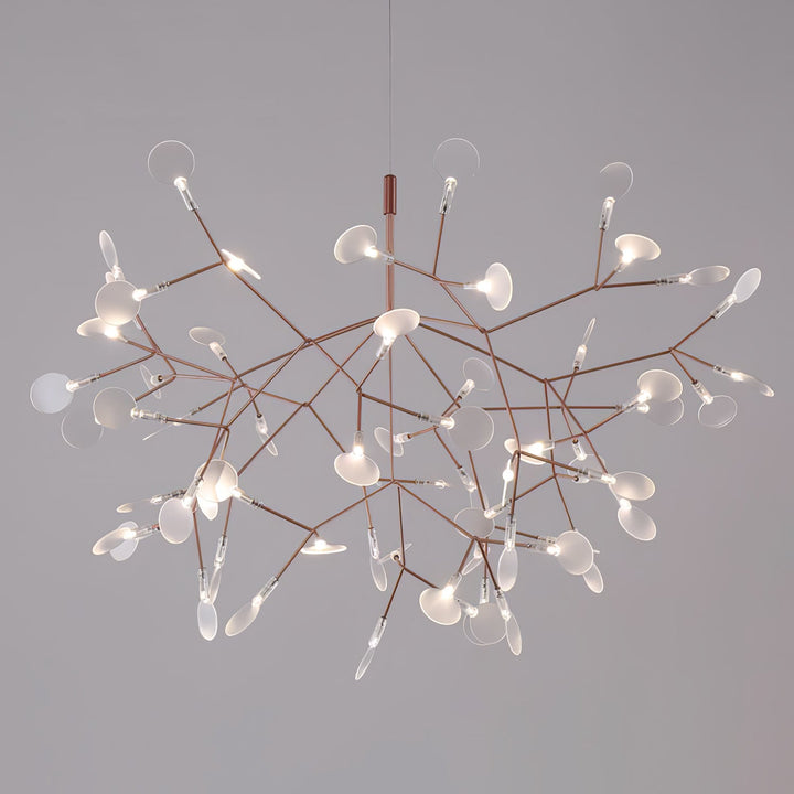 Roséguld Firefly LED Kandelaber