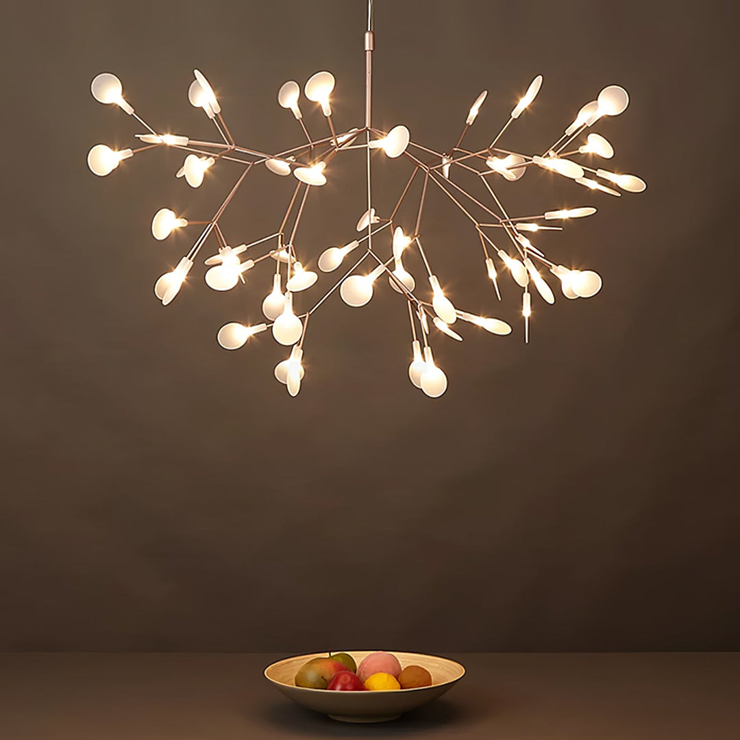 Roséguld Firefly LED Kandelaber