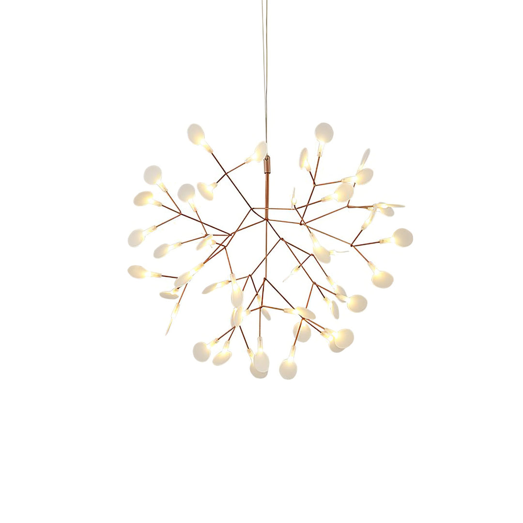 Roséguld Firefly LED Kandelaber
