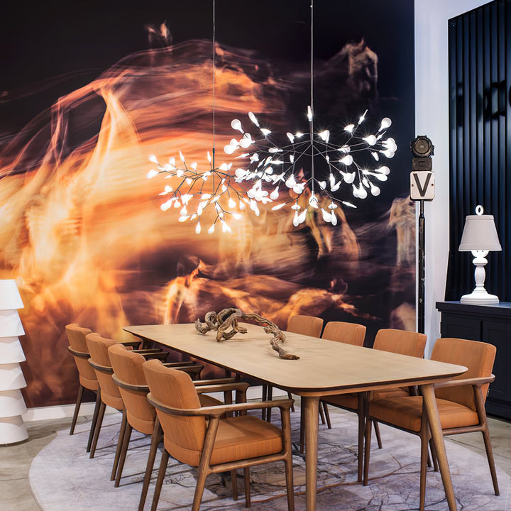 Roséguld Firefly LED Kandelaber