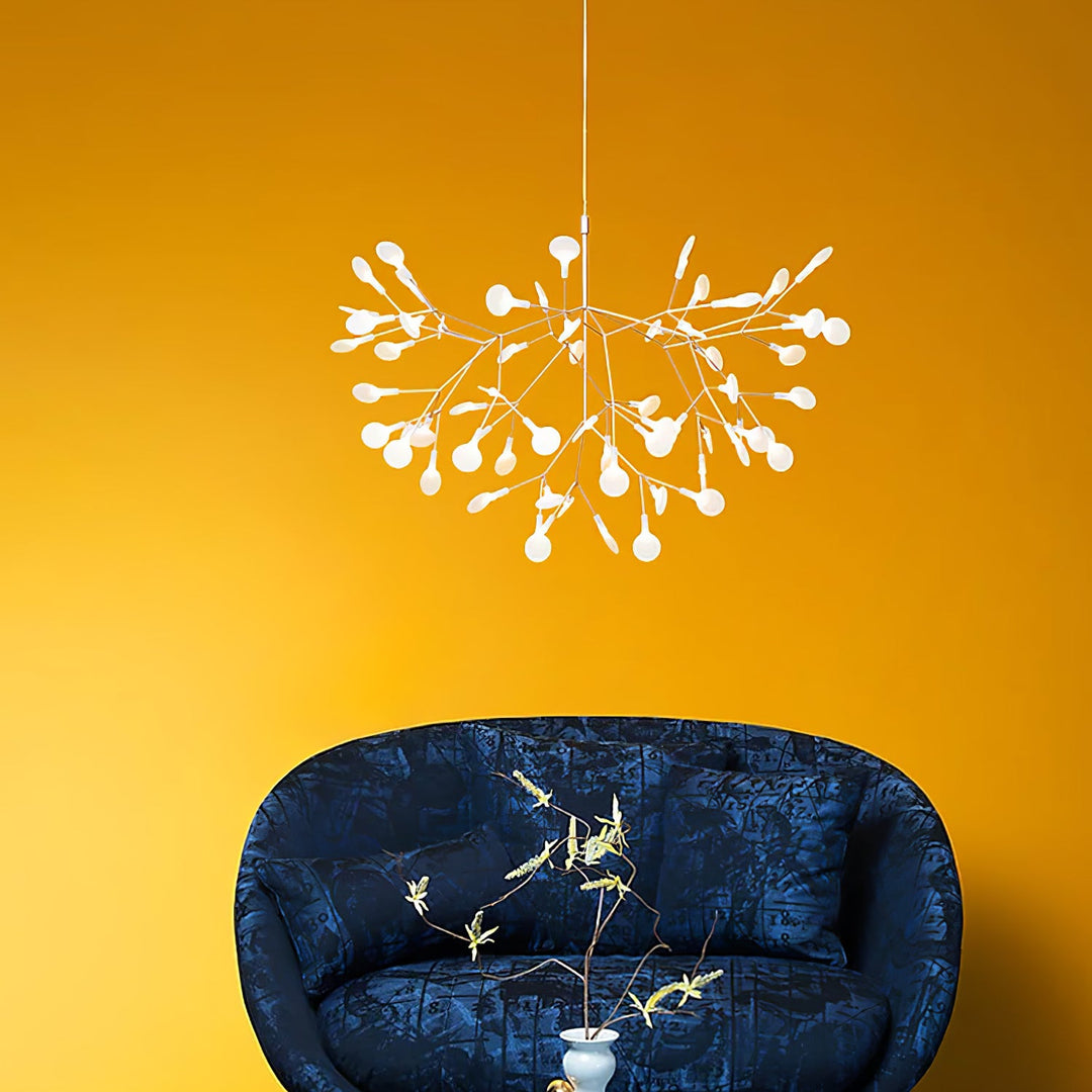 Roséguld Firefly LED Kandelaber