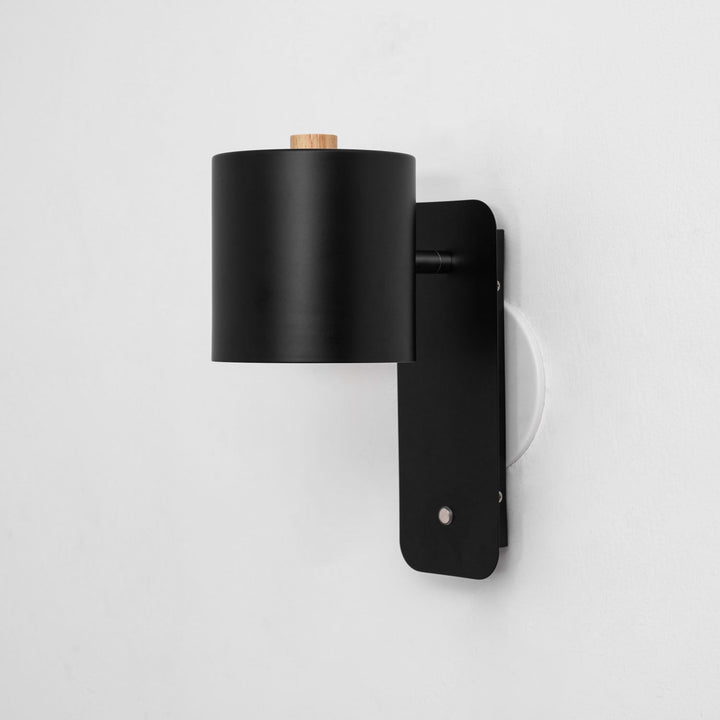 Rotationsbar Cylinder Laddningsbar Vägglampa