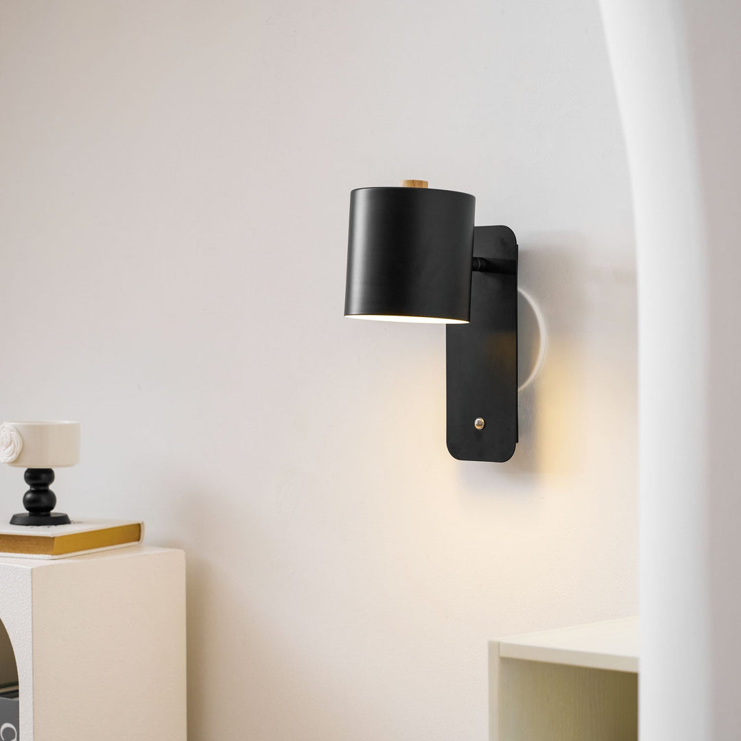 Rotationsbar Cylinder Laddningsbar Vägglampa