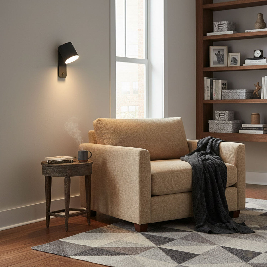 Rotbar Cylinder Vägglampa