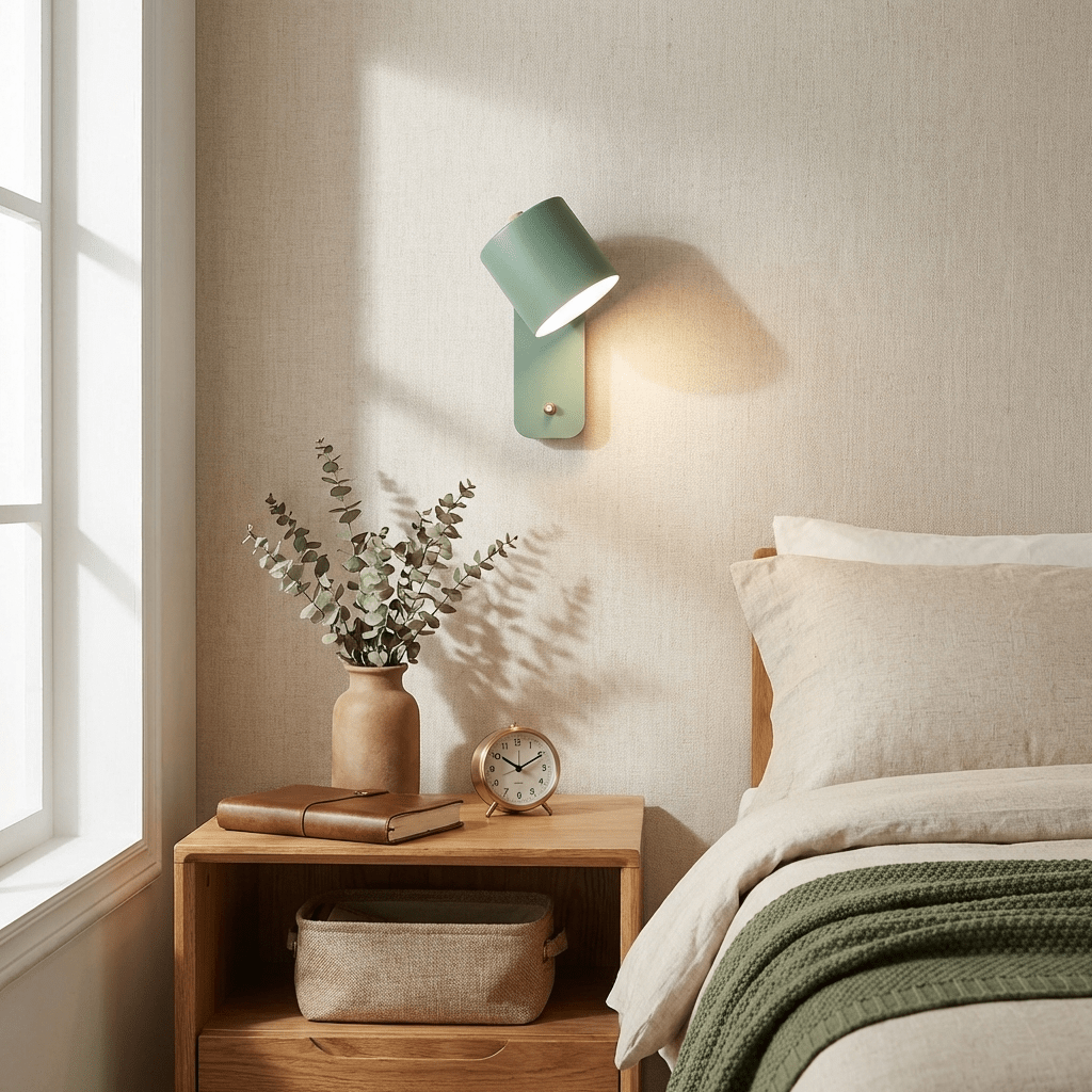 Rotbar Cylinder Vägglampa