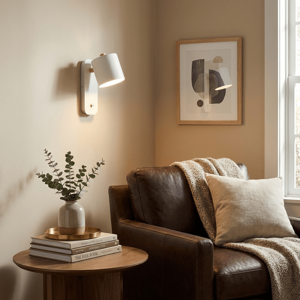 Rotbar Cylinder Vägglampa