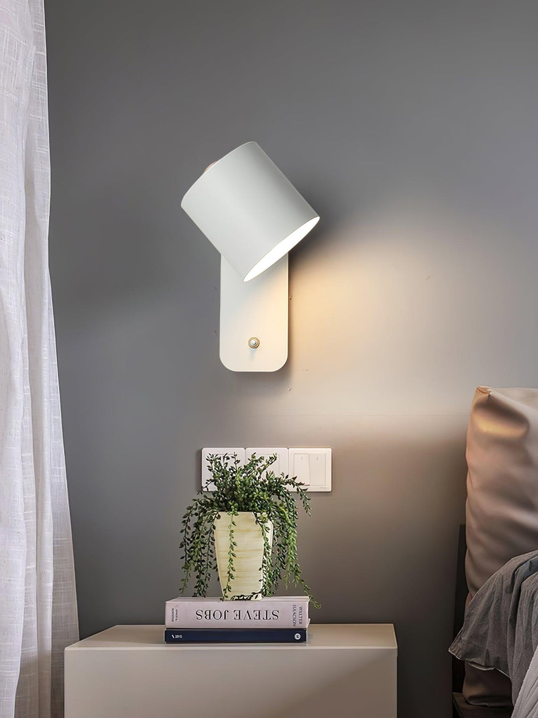 Rotbar Cylinder Vägglampa