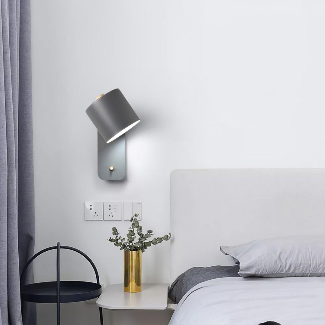 Rotbar Cylinder Vägglampa