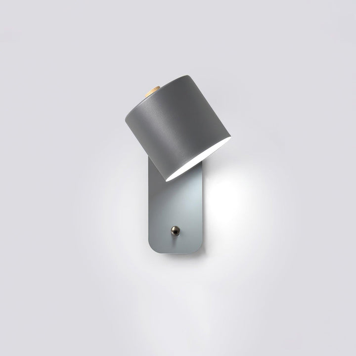 Rotationsbar Cylinder Laddningsbar Vägglampa