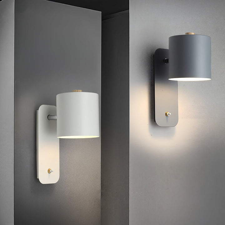 Rotbar Cylinder Vägglampa