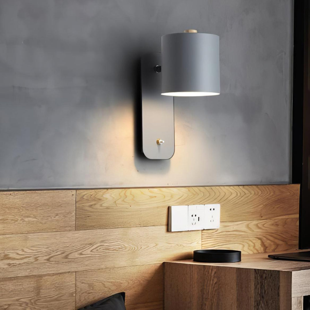 Rotbar Cylinder Vägglampa