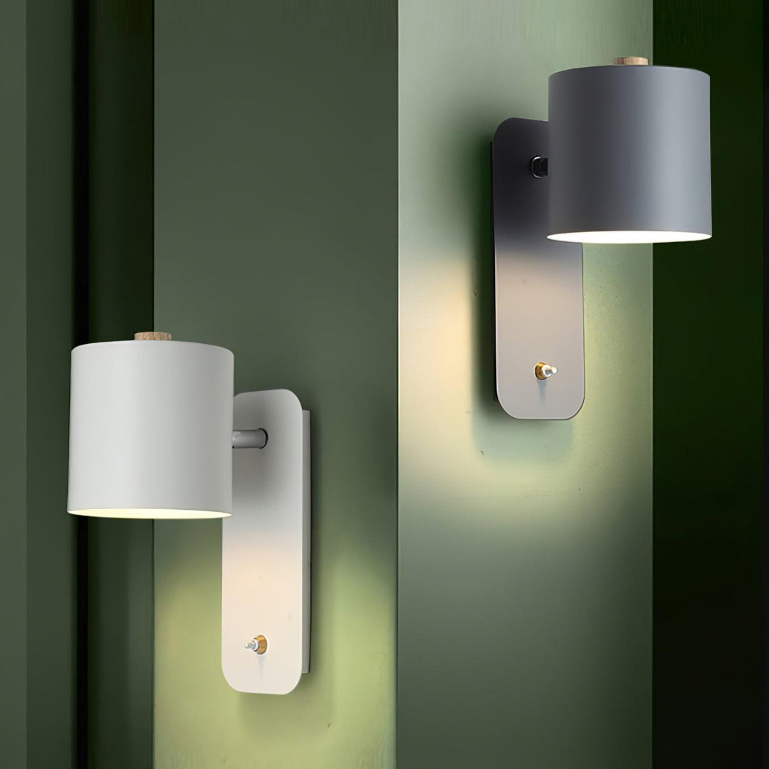 Rotbar Cylinder Vägglampa