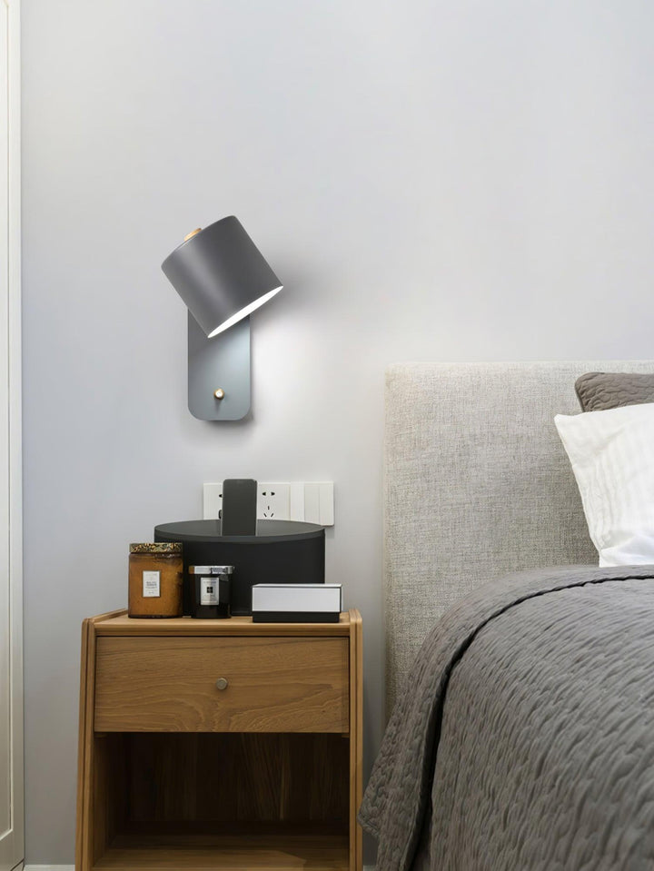 Rotbar Cylinder Vägglampa