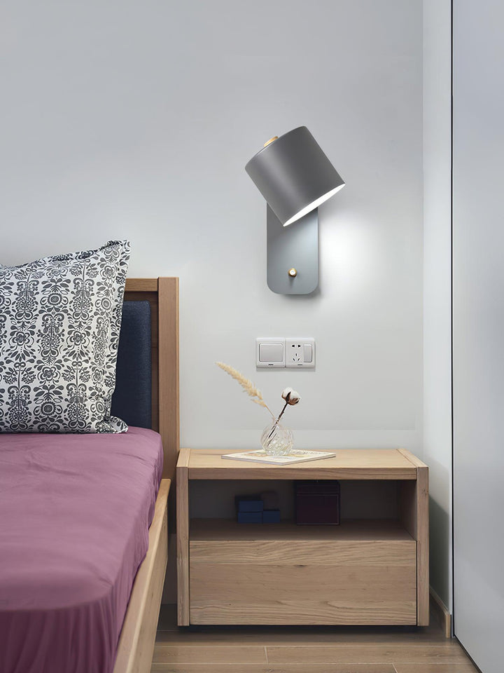 Rotbar Cylinder Vägglampa