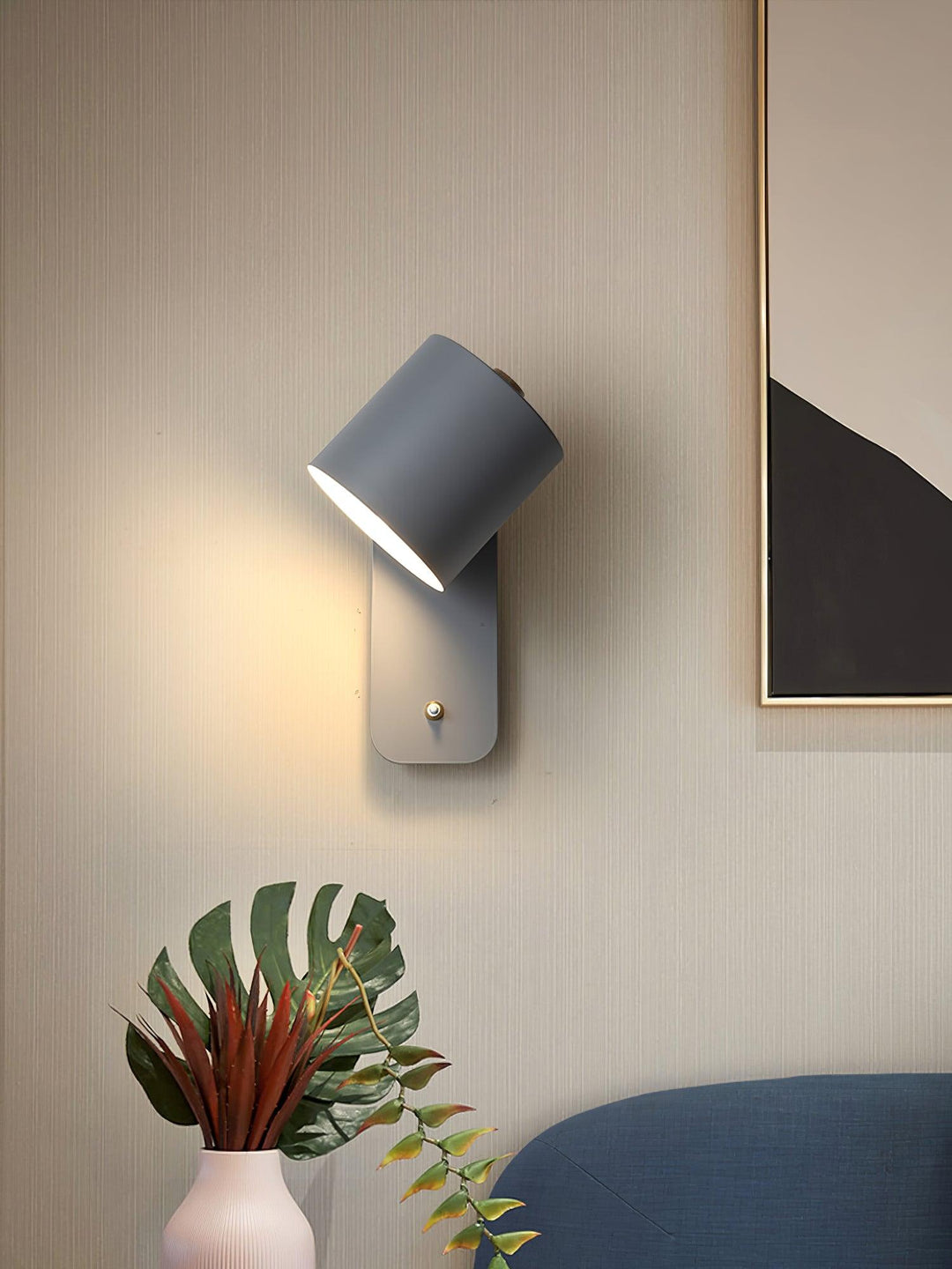 Rotbar Cylinder Vägglampa
