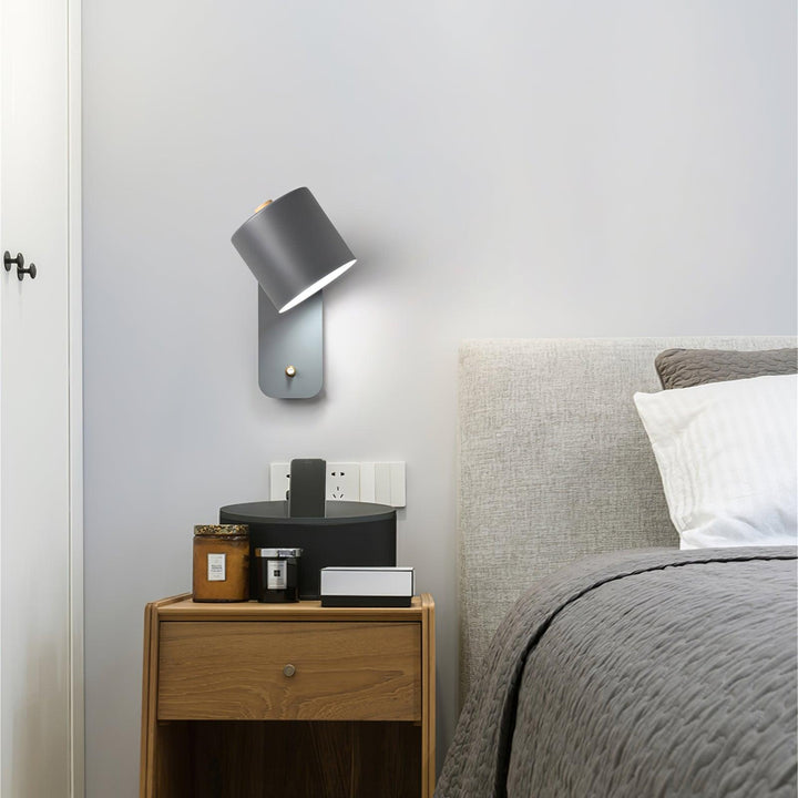 Rotbar Cylinder Vägglampa