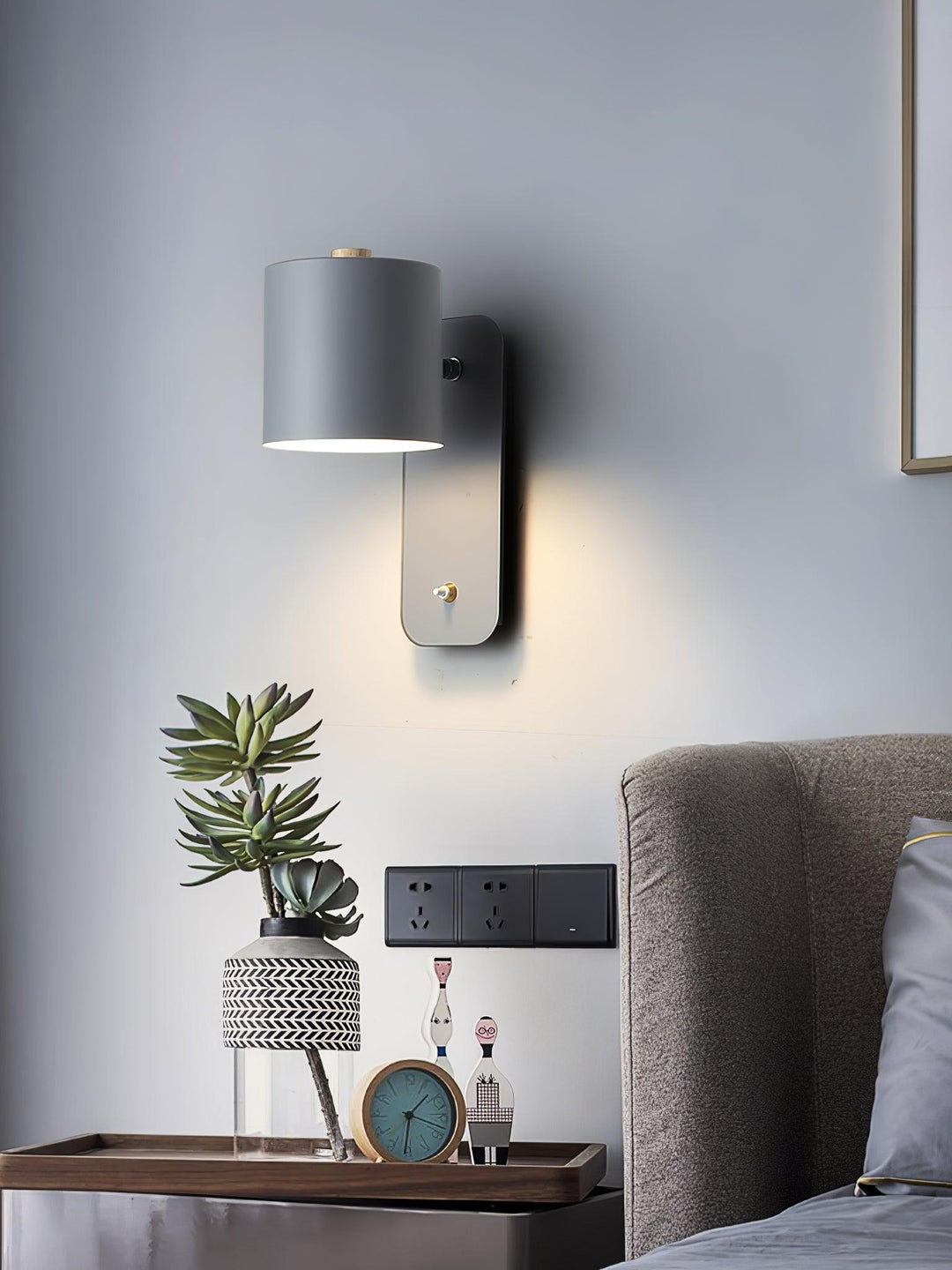 Rotbar Cylinder Vägglampa