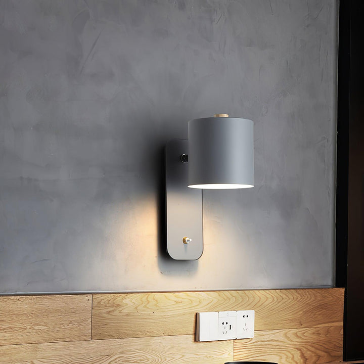 Rotbar Cylinder Vägglampa