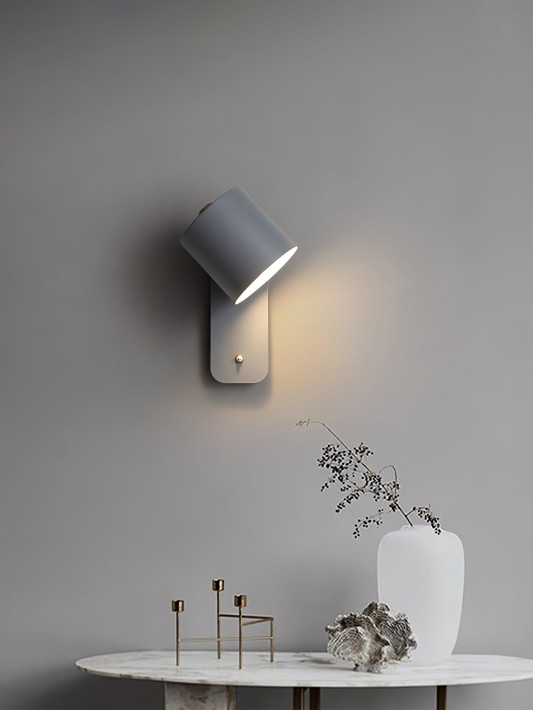 Rotbar Cylinder Vägglampa