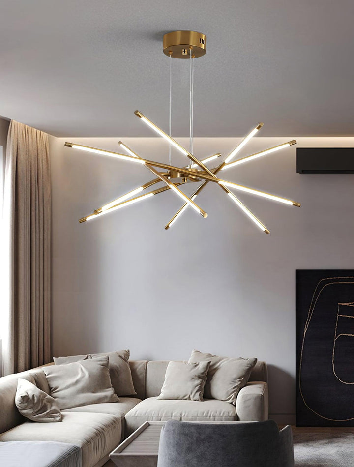 Rotbar LED Kandelaber