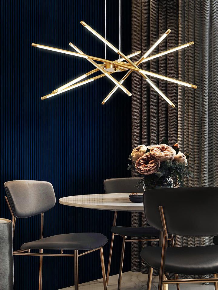 Rotbar LED Kandelaber