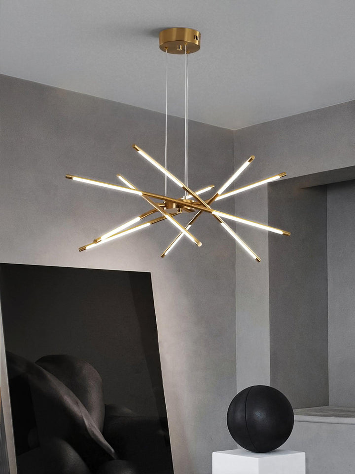 Rotbar LED Kandelaber