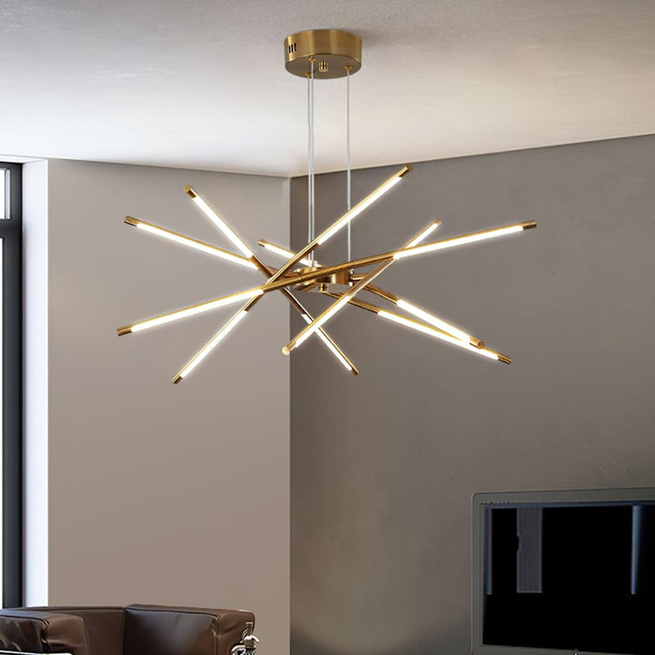 Rotbar LED Kandelaber