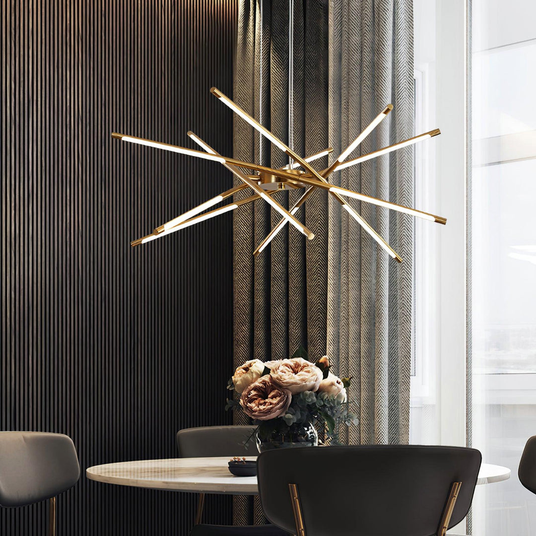Rotbar LED Kandelaber