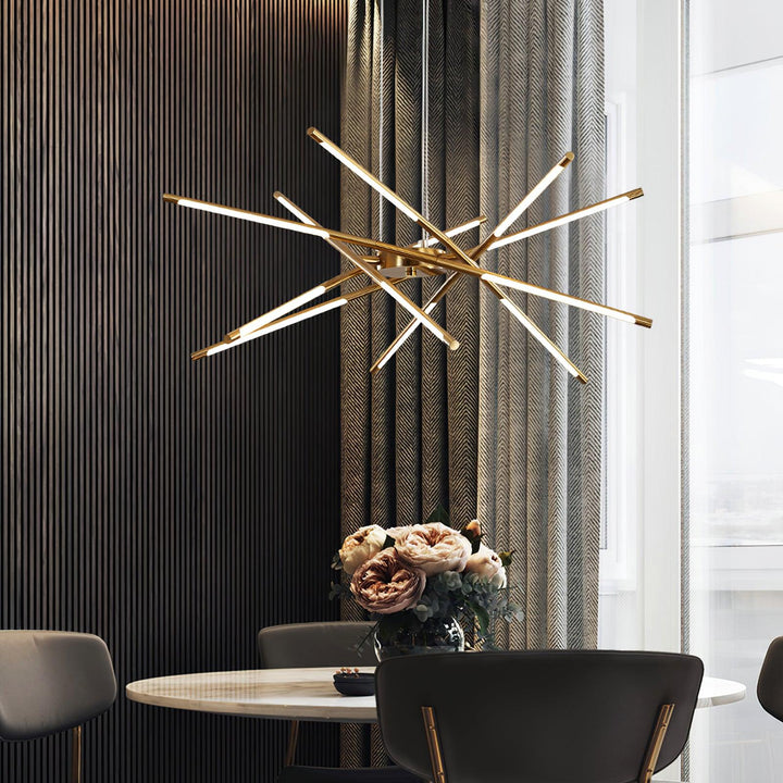 Rotbar LED Kandelaber