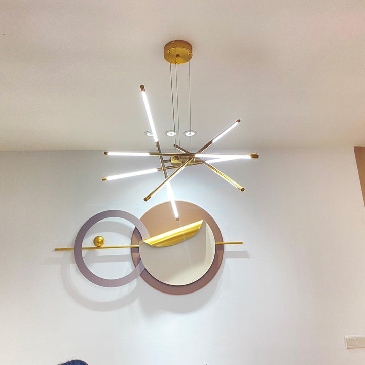 Rotbar LED Kandelaber