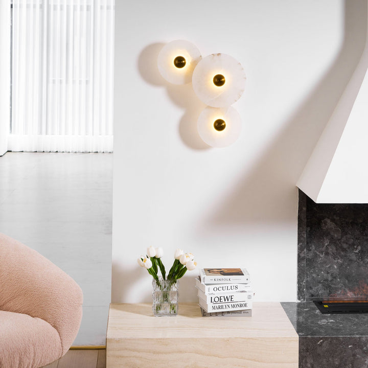 Nayra Alabaster Vägglampa