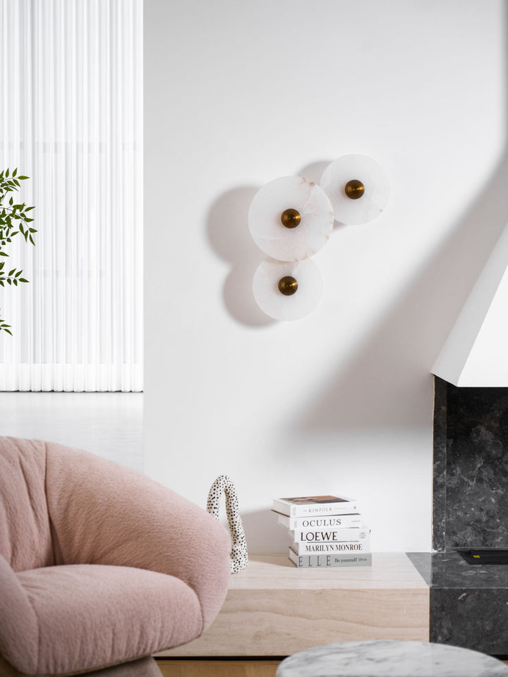 Nayra Alabaster Vägglampa