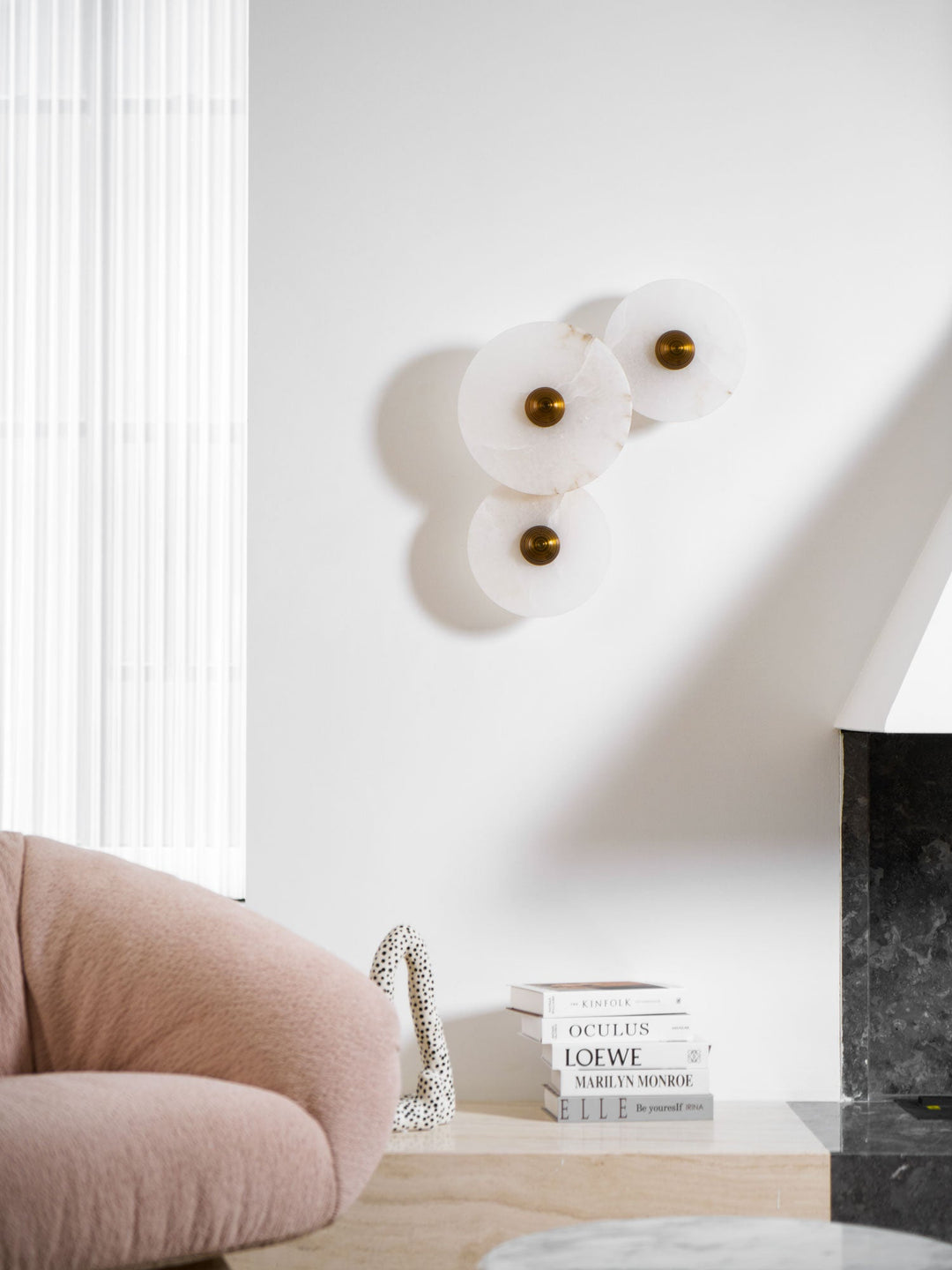 Nayra Alabaster Vägglampa