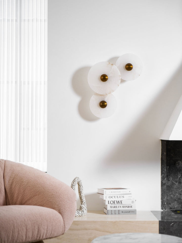 Nayra Alabaster Vägglampa
