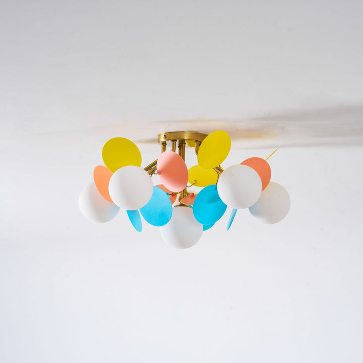 Rund Macaron Taklampa